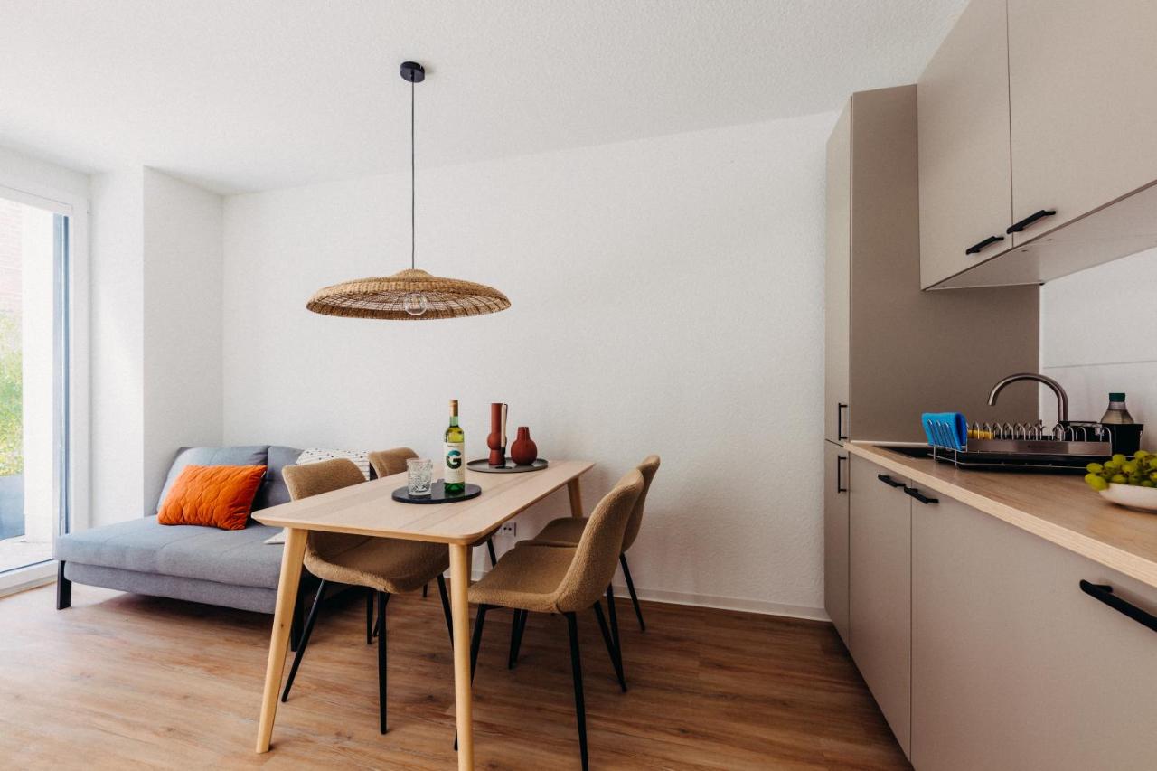 Modern kitchen of a BHH Living apartment in Dusseldorf